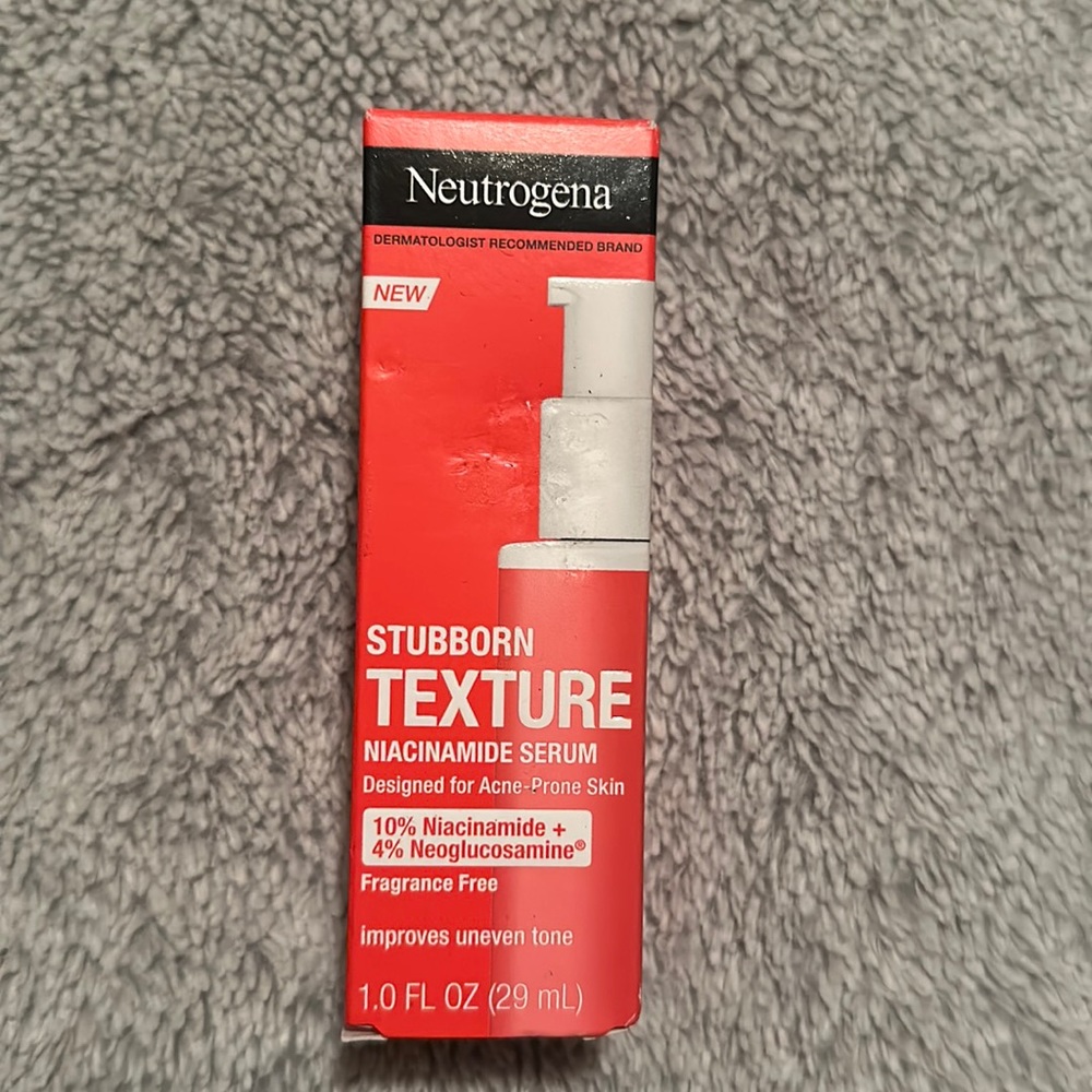 Neutrogena stubborn texture niacinamide serum